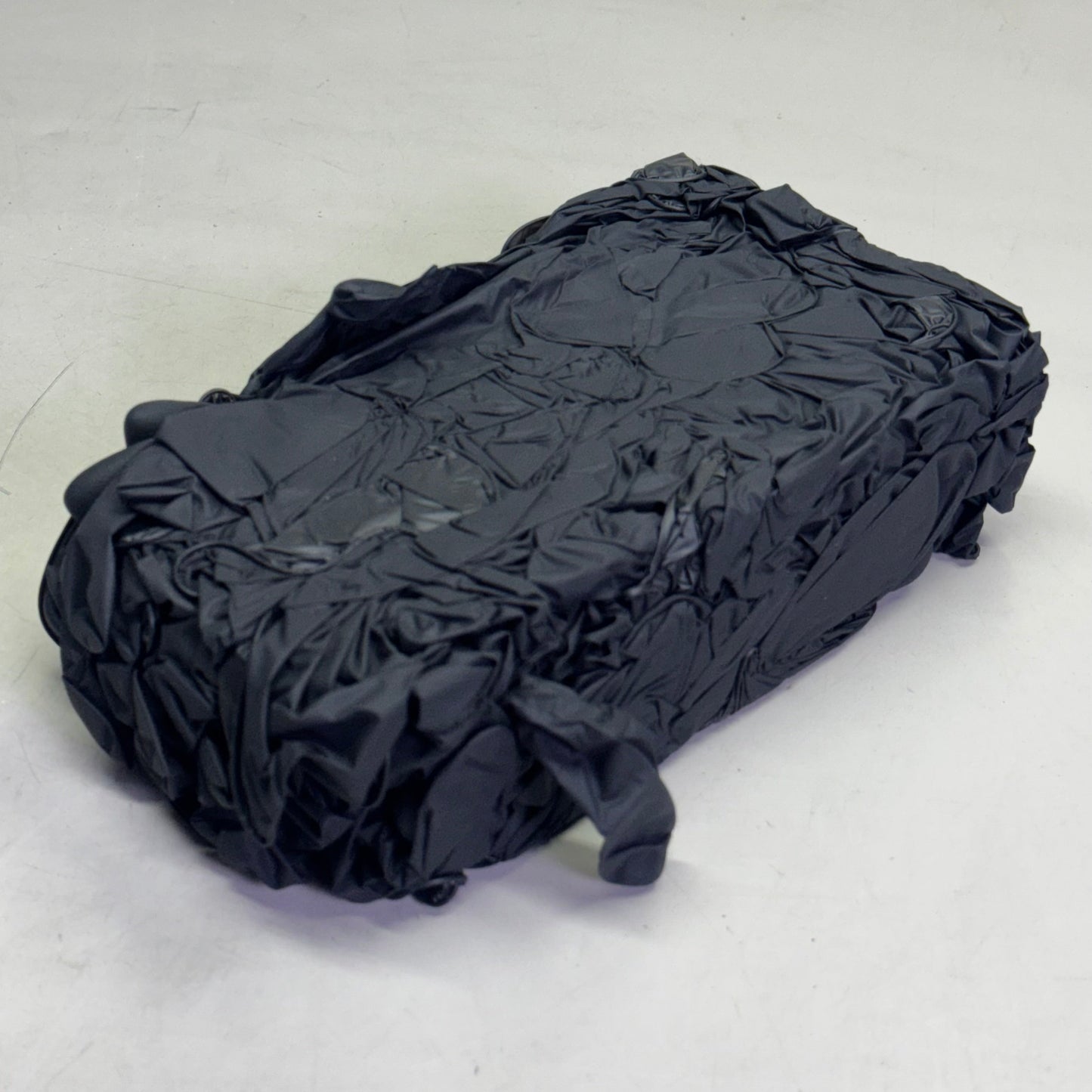 ZA@ BLUZEN (10 PACK of 100Gloves) Nitrile Gloves Textured Fingertips, Black Sz XL NIT104XL (New) A