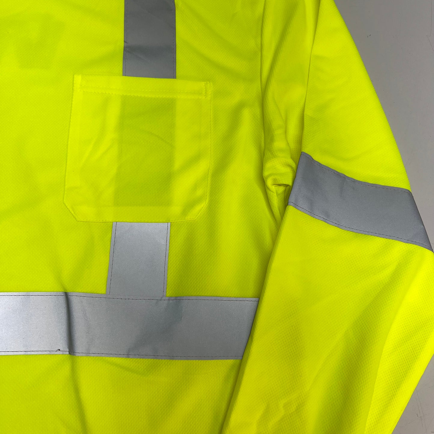 FORESTER (2 PACK) Long Sleeve Hi Visibility Shirt "WM" Logo Men's Sz 5X Yellow