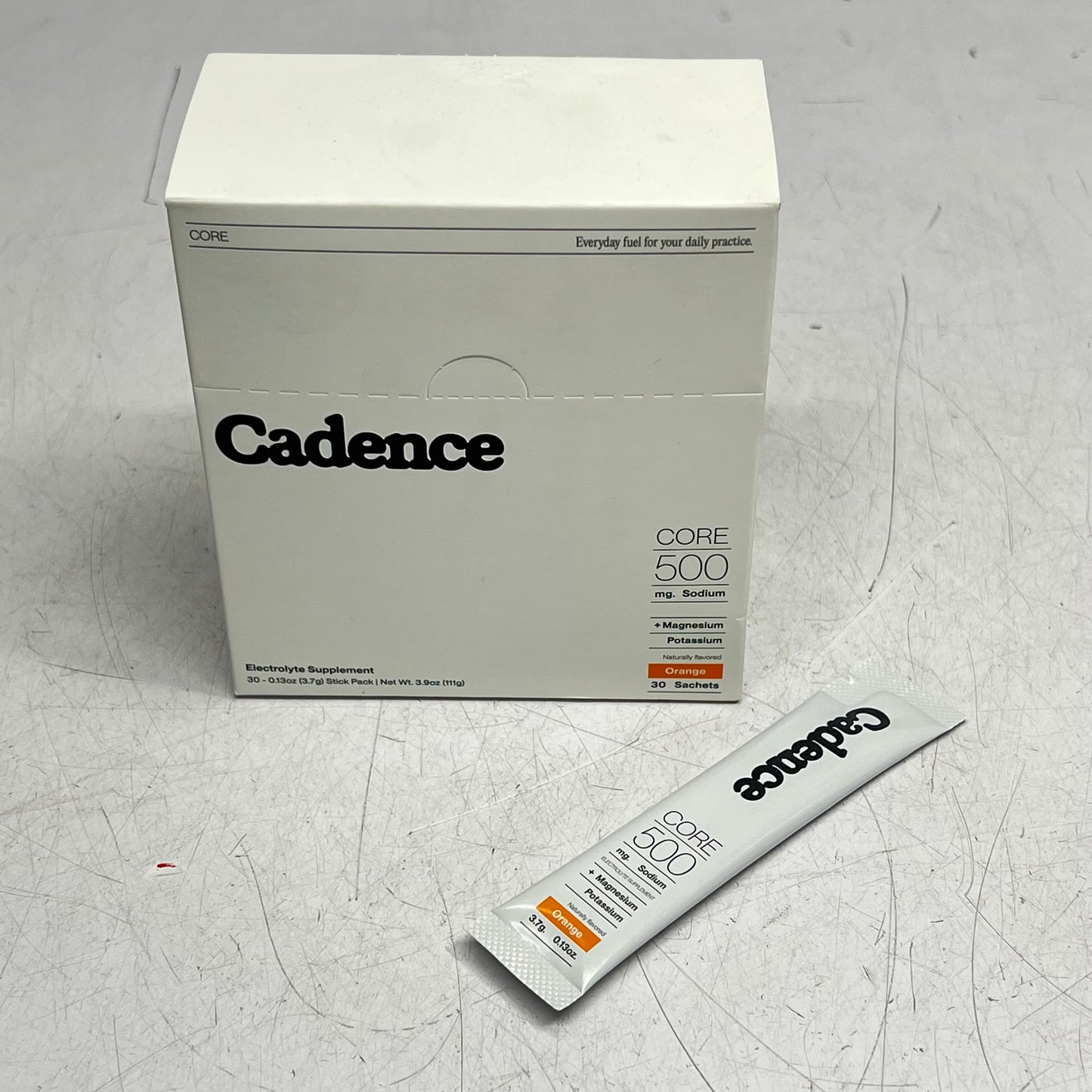 CANDENCE (30 SACHETS) Core Electrolyte Supplement Orange 0.18oz BB 09/27