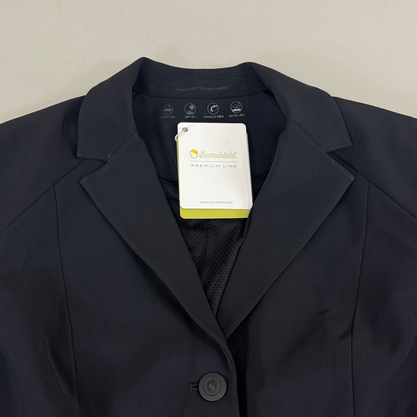 SAMSHIELD Olympe 3 Equestrian Riding Women’s Jacket Sz US 6, UK 8, FR 36 Black