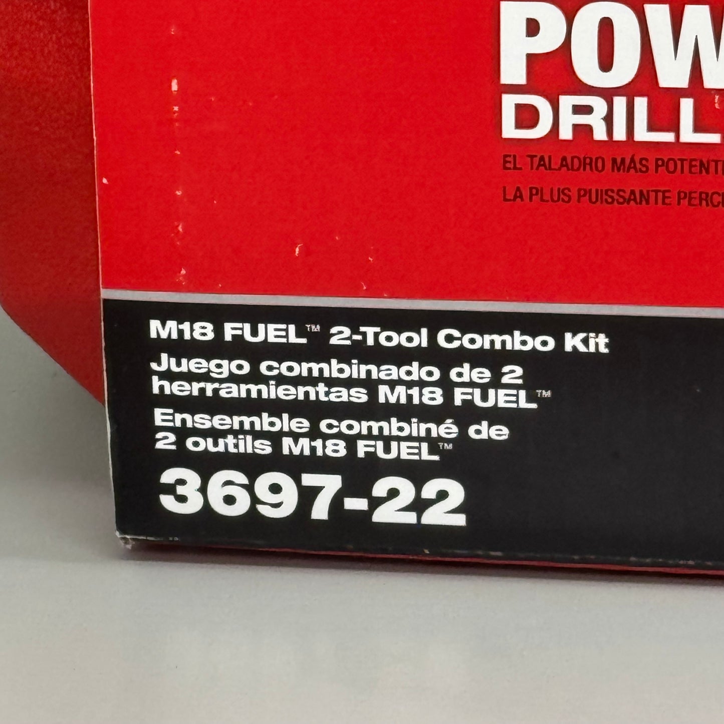 MILWAUKEE 2-Tool Drills Combo Kit Red lithium XC5.0 Fits M18 Batteries 3697-22