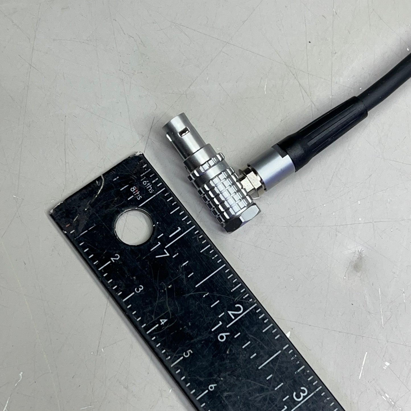 SELENS Elbow D-Tap To 0B2 2-Pins Power Cable 1.5m  Black/Grey DTAP-OB2-1.5-SH BH