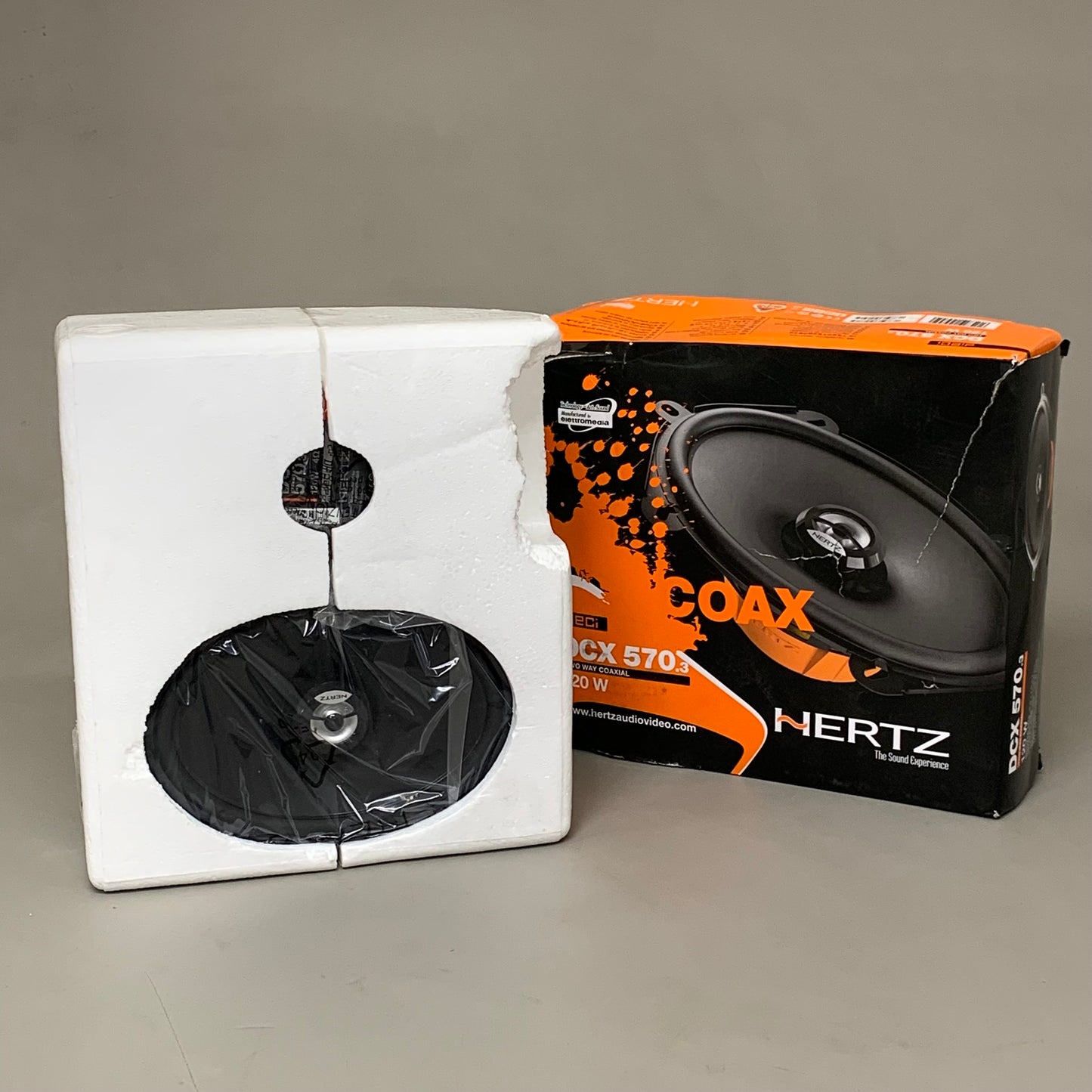 HERTZ DIECI DCX 570.3 2-Way Coaxial 120W Neodymium Magnet Built in Crossover