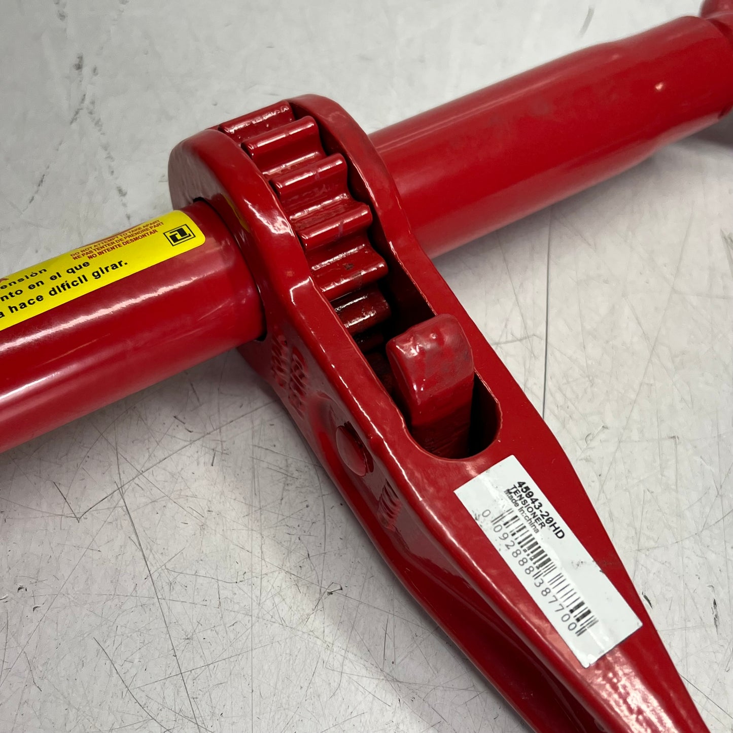 ZA@ ANCRA Heavy Duty Ratchet Load Binder  5/16" - 6,000lbs  Red 45943-20HD