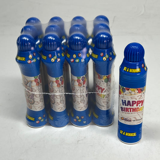 DAB O INK (12 PACK) Onedia Casino Happy Birthday Bingo Marker 4oz Blue D25