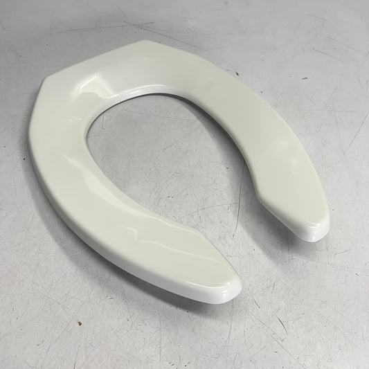 BEMIS Medic-Aid Elongated Toilet Seat Heavy Duty Plastic 2"Lift White 2P892A 000