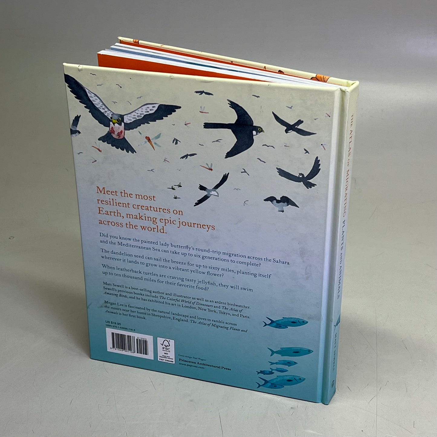 THE ATLAS OF MIGRATING PLANTS & AMINAL Hardback Book By Megan Lee (As-is)