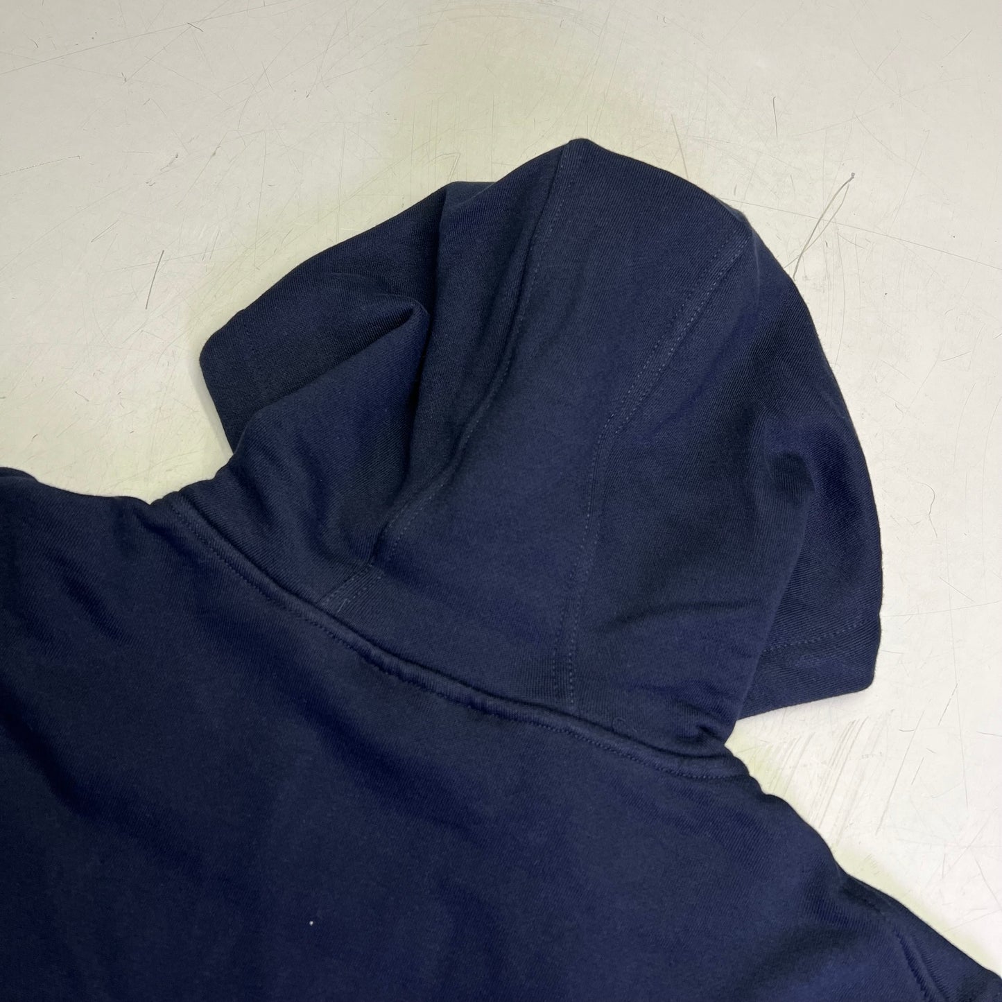 DRI DUCK Woodland Fleece Pullover Thermal Hood Men's Sz M Navy Blue/Yellow 7035