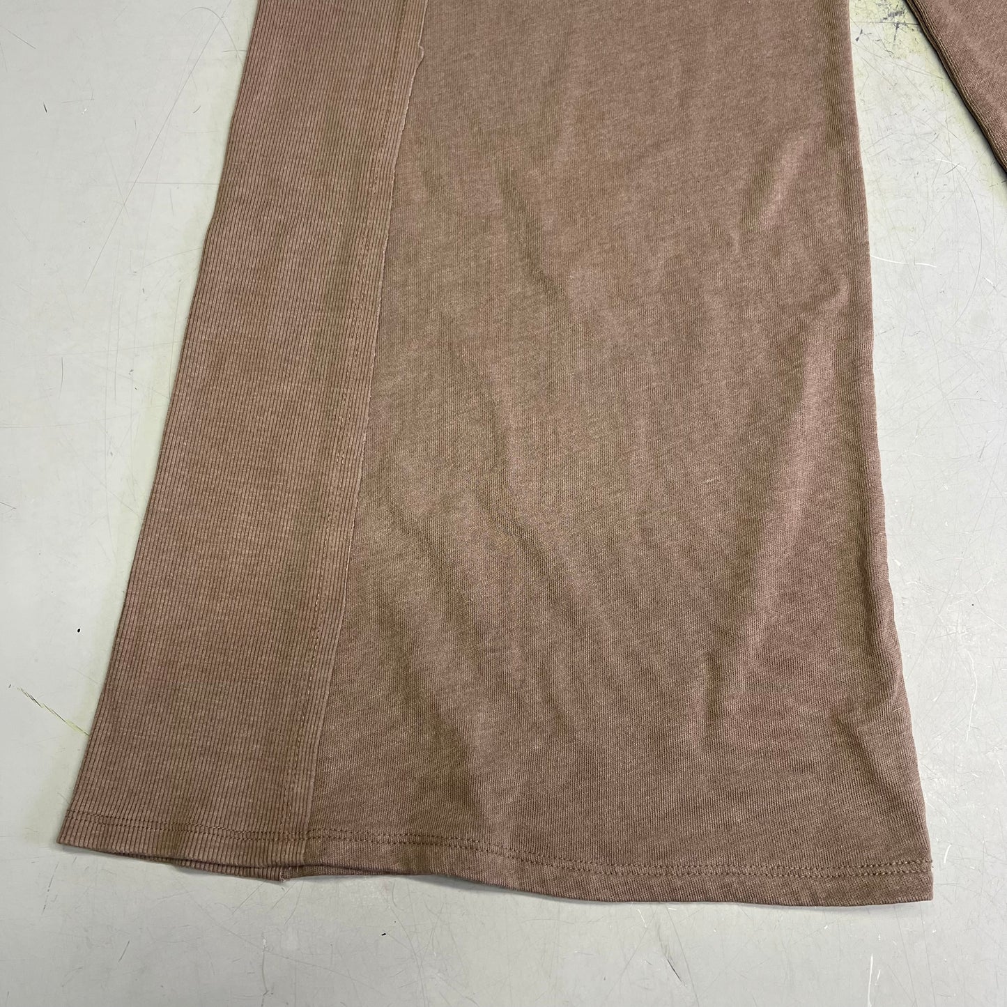 FREE PEOPLE Go To Long Sleeve Set Relaxed Fit Women's Sz M Ivory 93914455