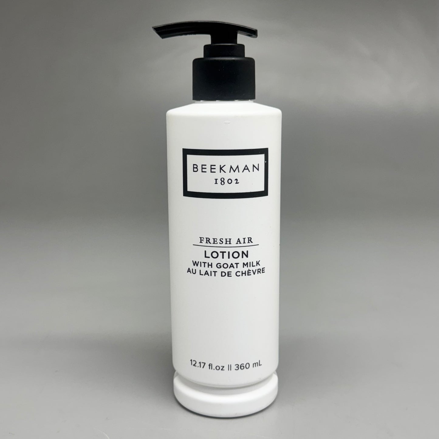 BEEKMAN 1802 (2 PACK, 12.17 oz Each) Fresh Air Lotion w/ Goat Milk Hand & Body