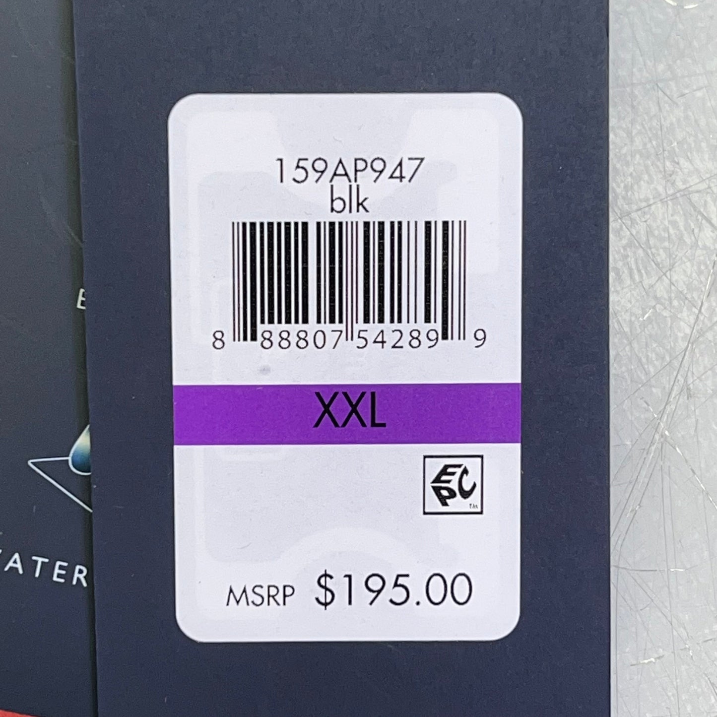 ZA@ TOMMY HILFIGER Water Resistant Coat Jacket Full Zip Men's Sz XXL Black 159AP947 A