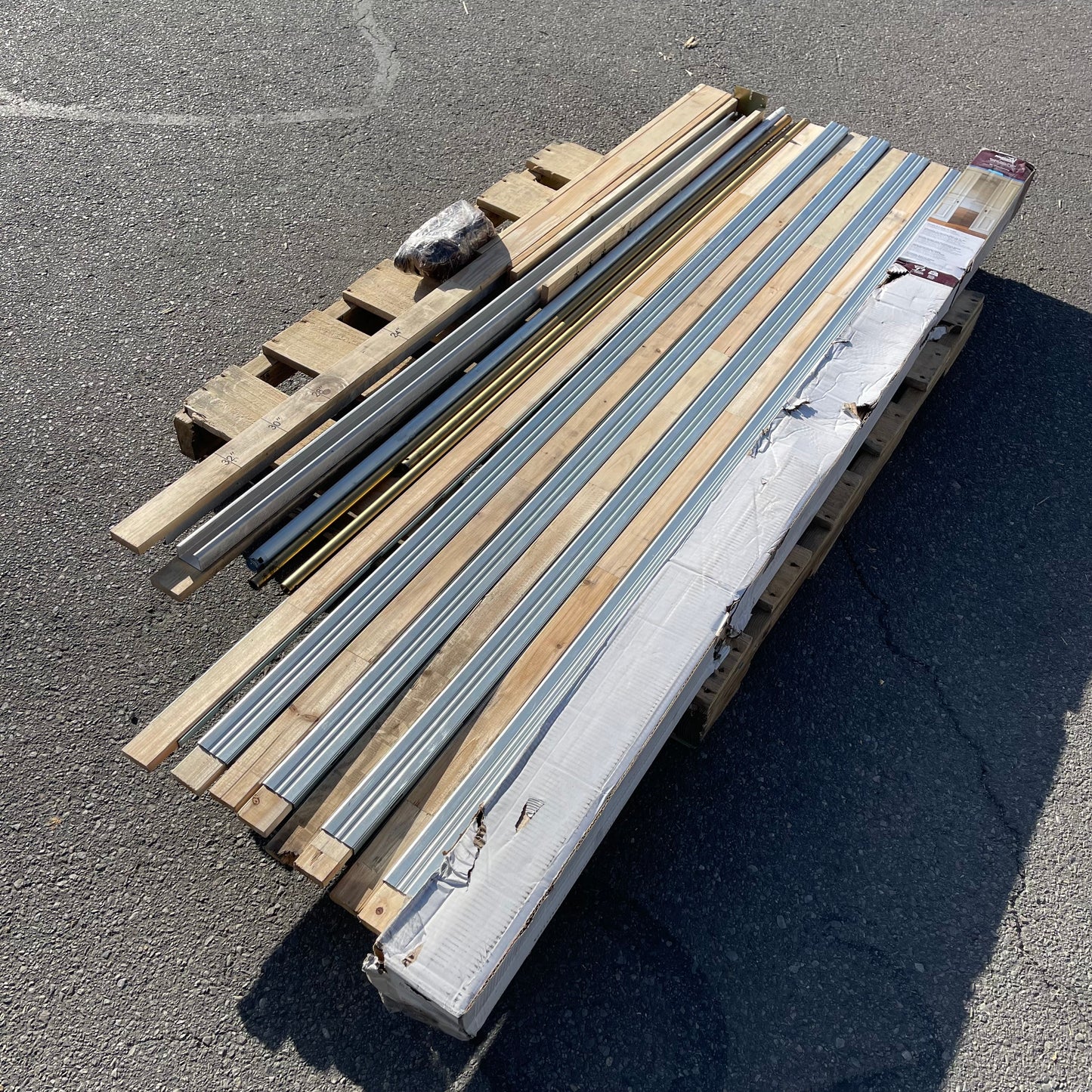 ZA@ Pallet of NATIONAL HARDWARE Pocket Sliding Door Parts (AS-IS)