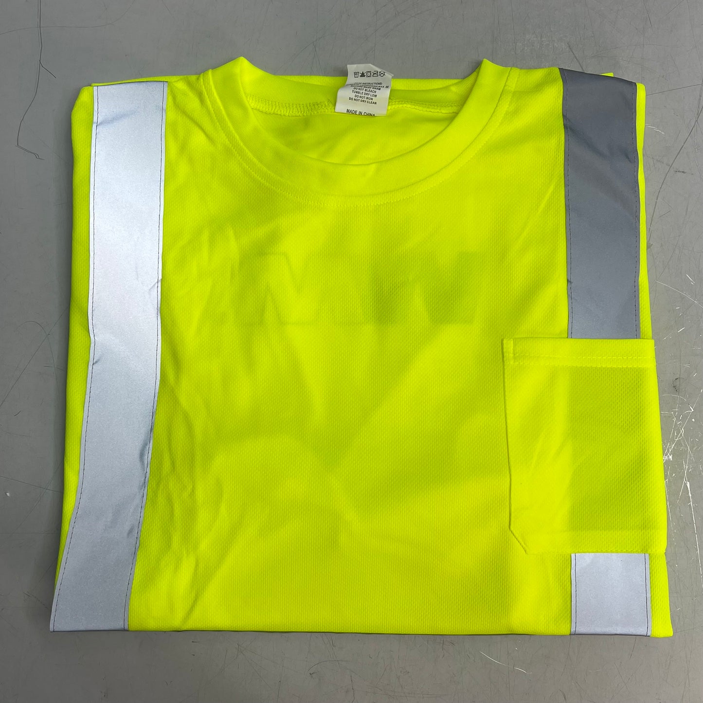 FORESTER (2 PACK) Long Sleeve Hi Visibility Shirt "WM" Logo Men's Sz 5X Yellow