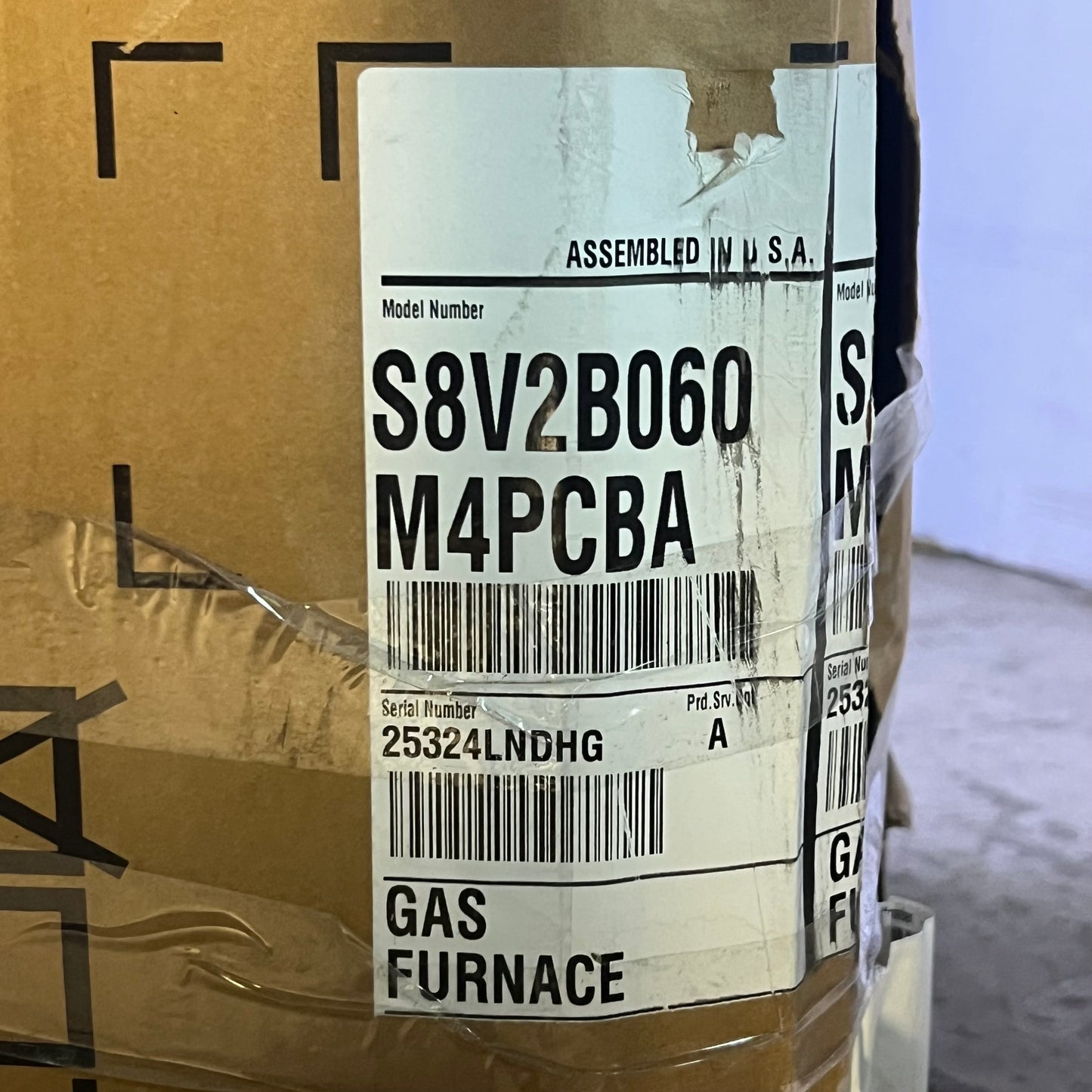 TRANE S8V2B060M4PCBA 60K BTU 2 Stage V Speed 80% VS Furnace (New-Other)