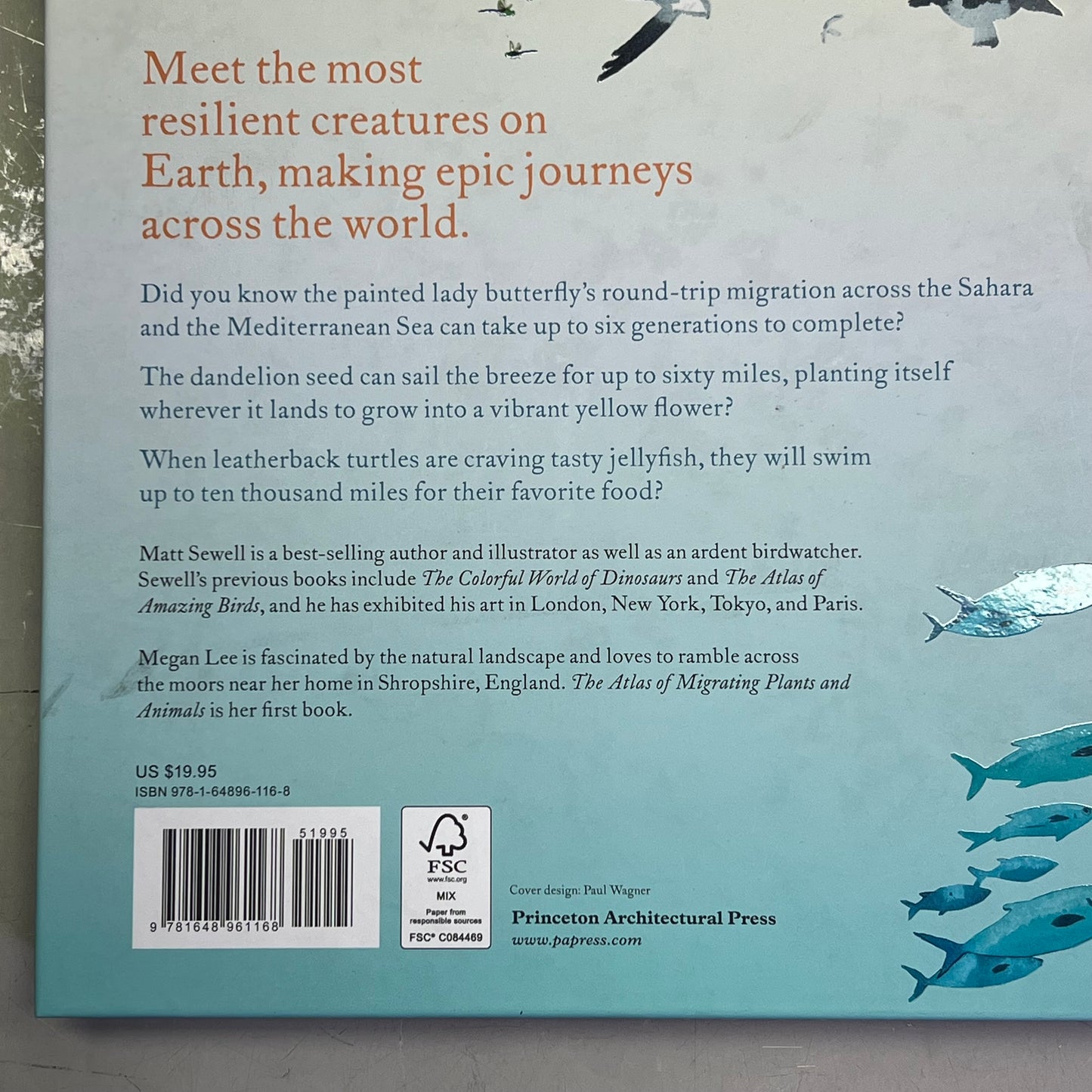 THE ATLAS OF MIGRATING PLANTS & AMINAL Hardback Book By Megan Lee (As-is)