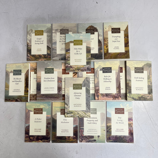 PURITAN TREASURES FOR TODAY 19 Volume Bundle Paperback Books Authentic Faith
