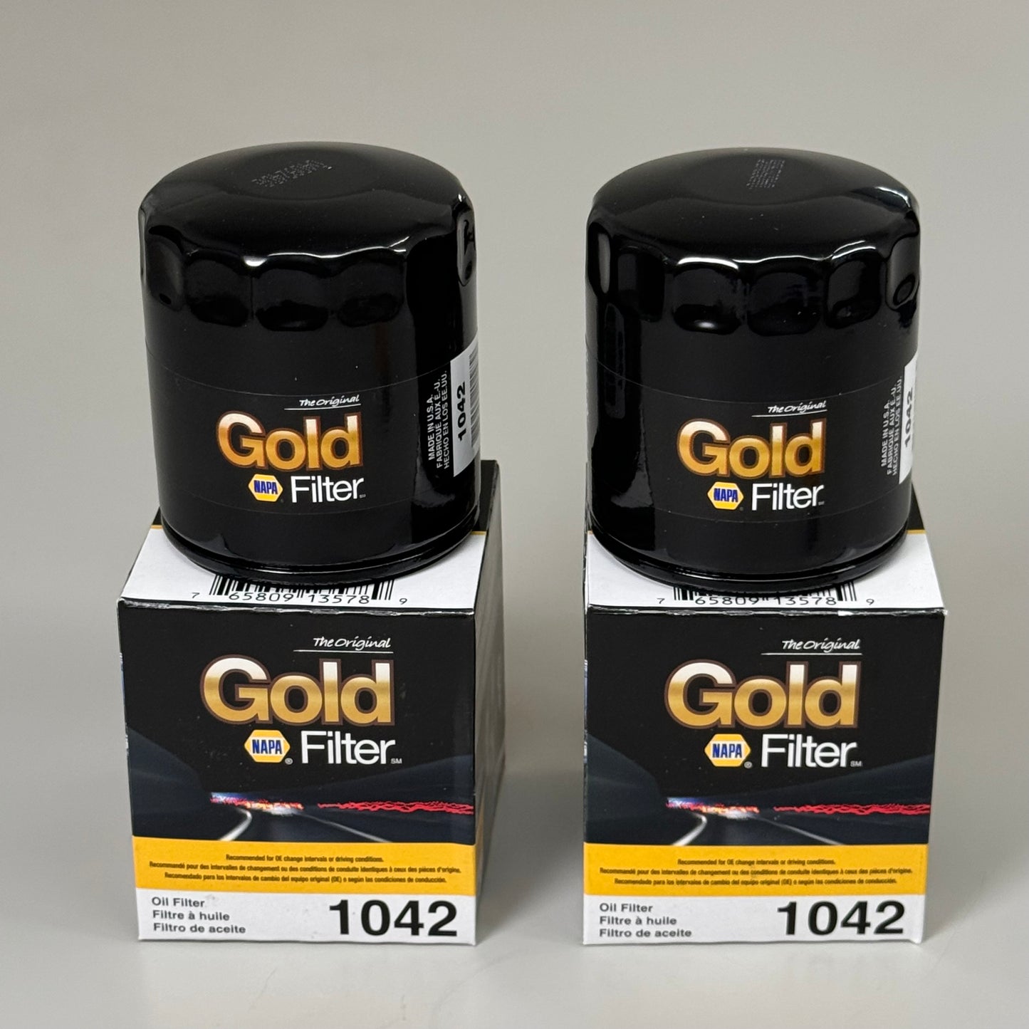 NAPA (2 PACK) The Original Gold Filter Enhanced Cellulose 13/16"-16 Thread 1042