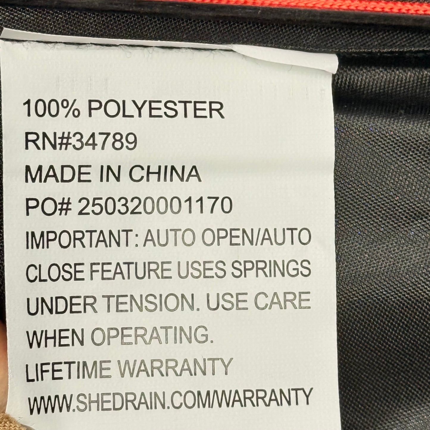 TAYLORMADE Golf Umbrella Vortexvent Compact Technology 47 in Black 2180