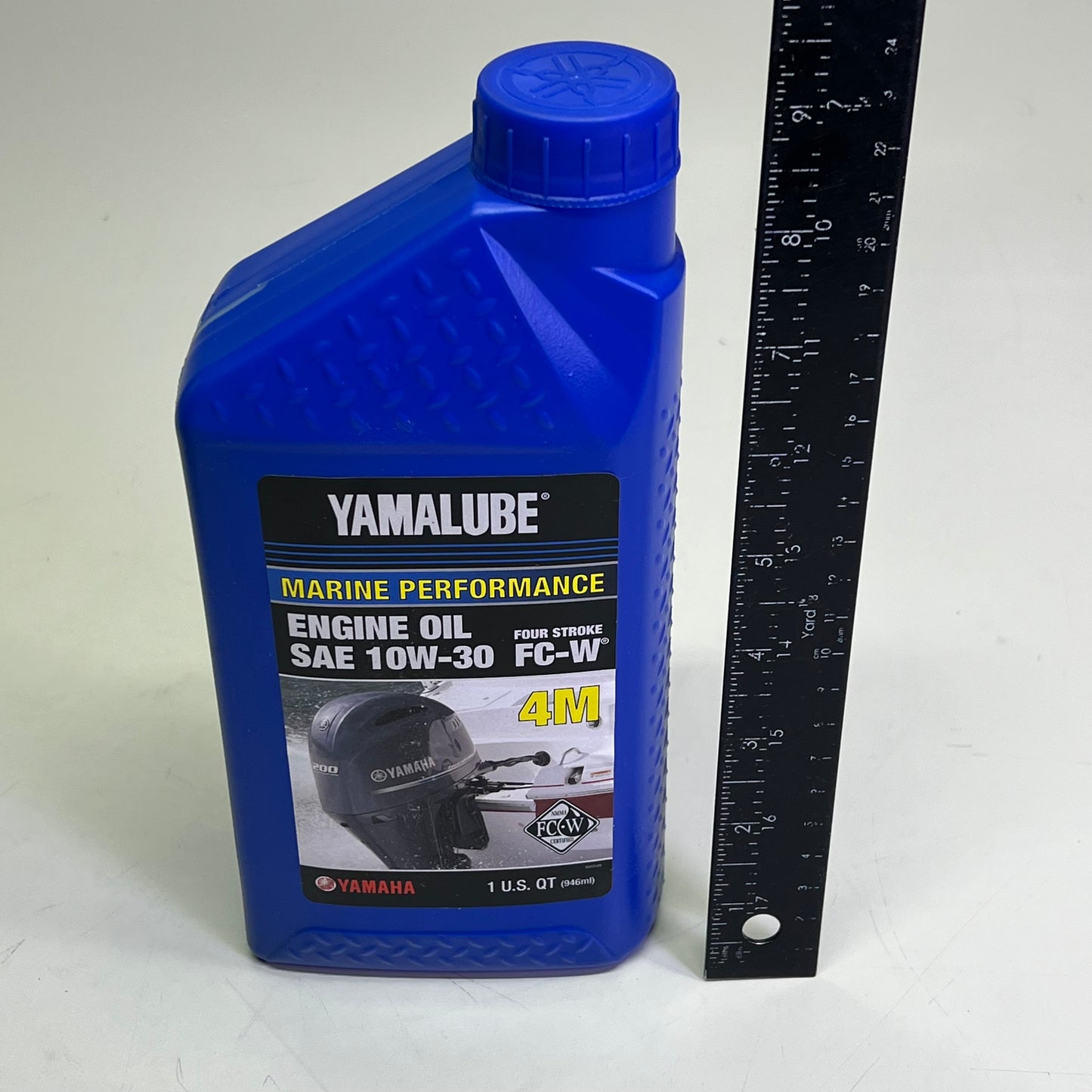 YAMAHA (5 PACK) Stroke Outboard Engine Oil 10W-30 FC-W 1 Qt LUB-10W30-FC-12