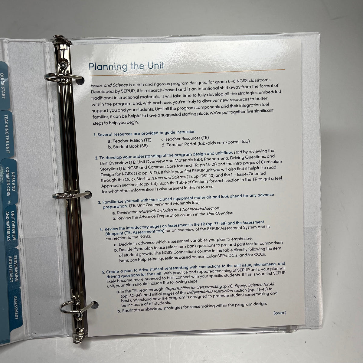 LAB AIDS Issues & Life Science Evolution 3rd Ed Teacher Edition Revised & Binder
