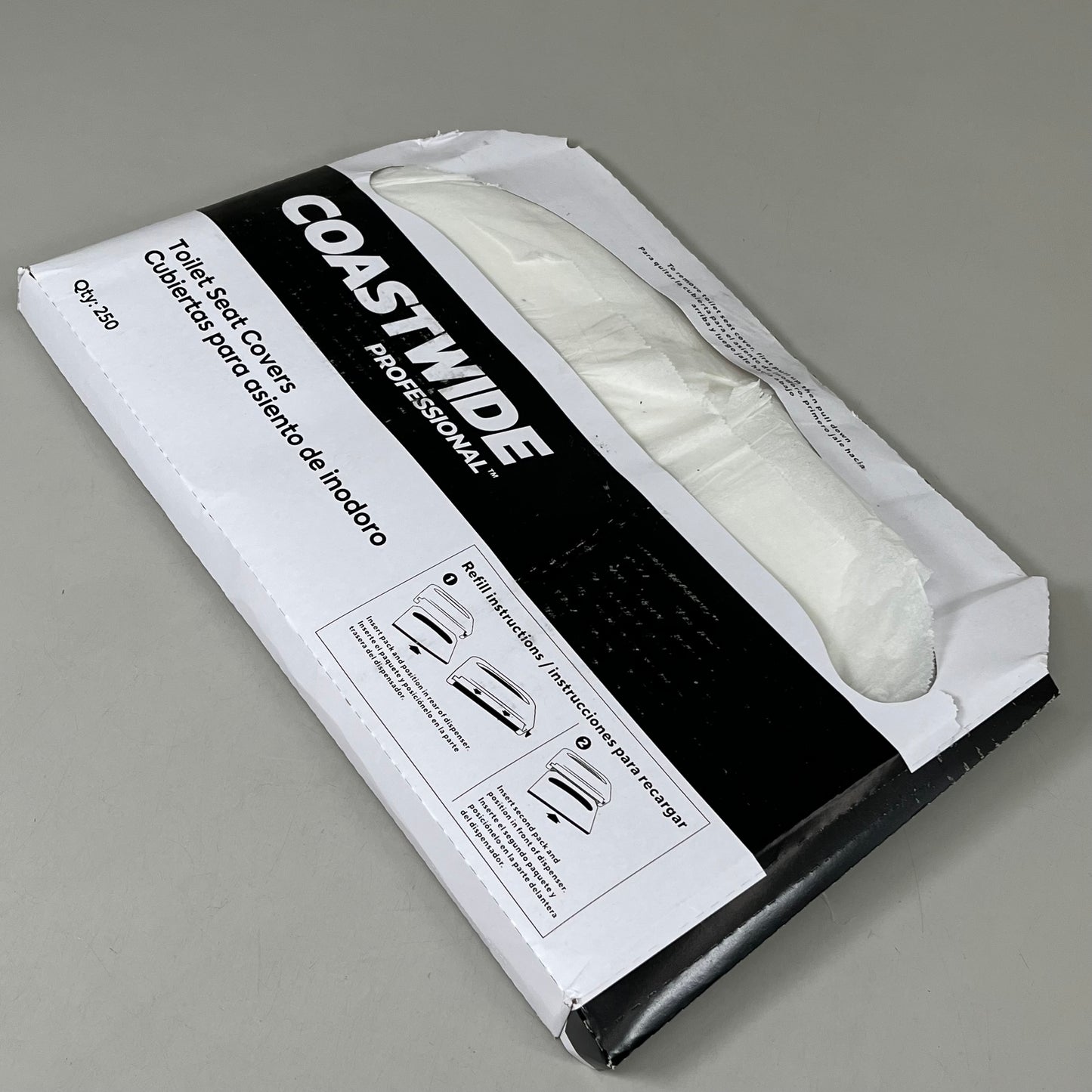 COASTWIDE (20 Pack Box) Professional Toilet Seat Covers