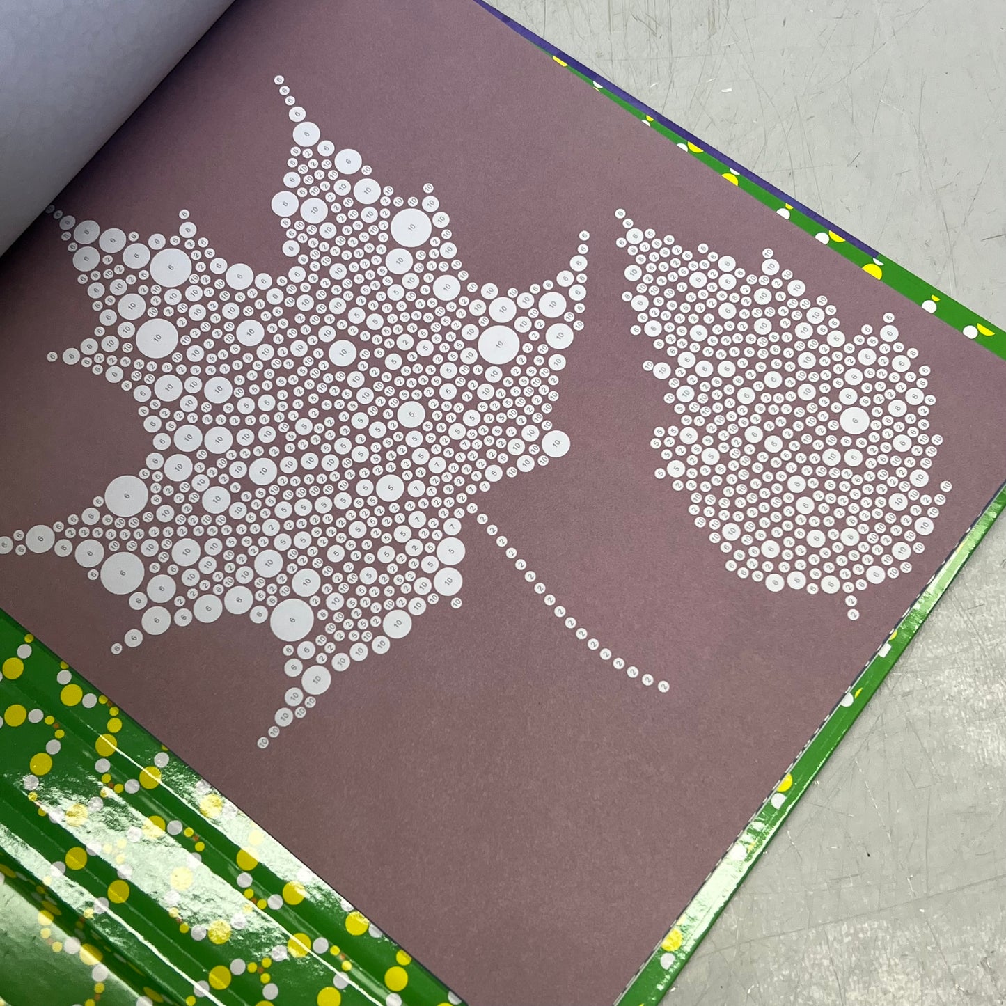 ART ACADEMY Hardback Dot Painting Nature Includes Paints & Tools Book 11"x10"x1"