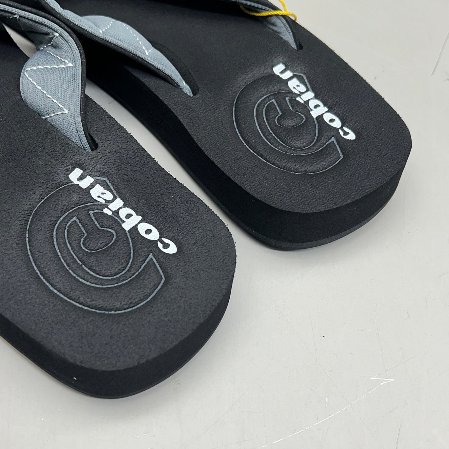 COBIAN Floaters 2 Synthetic Strap Flip Flop Men's Sz 8, EU 40 Black FLT18-001-8