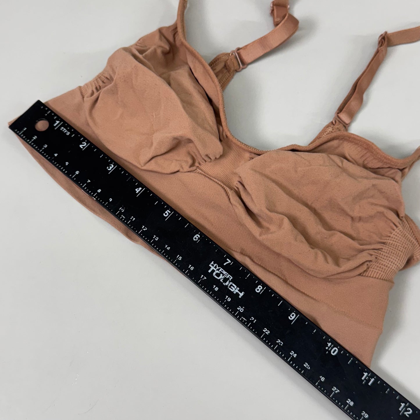 SKIMS Strong Support Seamless Bralette Pique Stitching Womens Sz 2XL/3XL Sienna