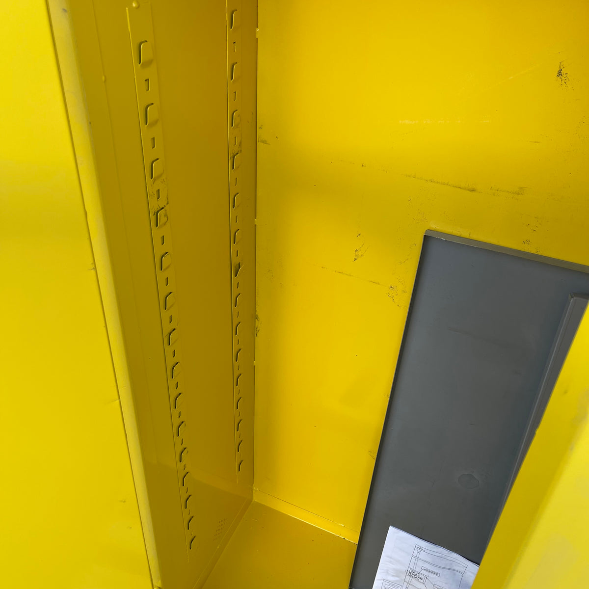 JAMCO Self Closing Flammable Safety Storage Cabinet 45 Gal Yellow BS45YP