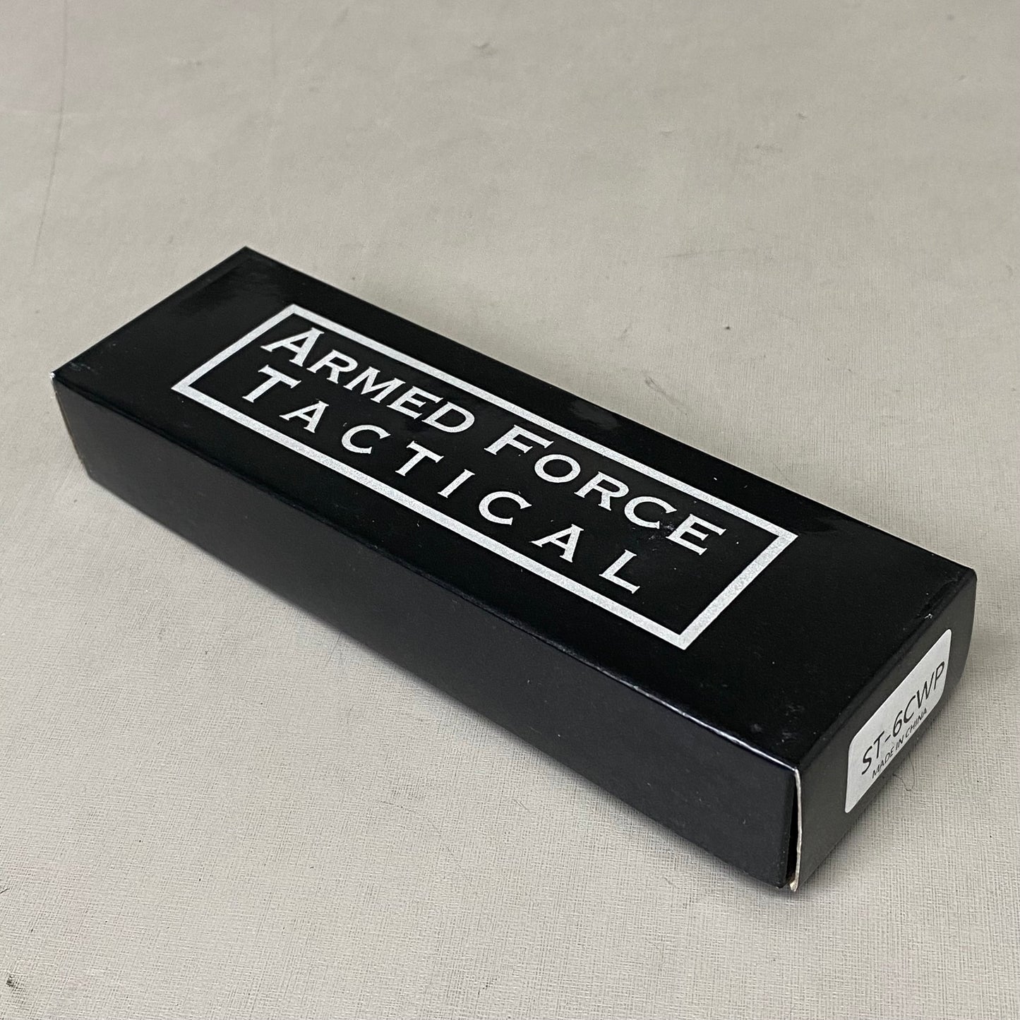 ZA@ ARMED FORCE TACTICAL Handcrafted OTF Pocket Knife  4" Blade 9" Overall Length White ST-6CWP