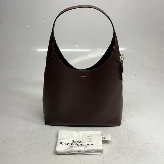 COACH Brooklyn Shoulder Bag 39 Smooth Leather Large 15.25x17x4" Maple CU044