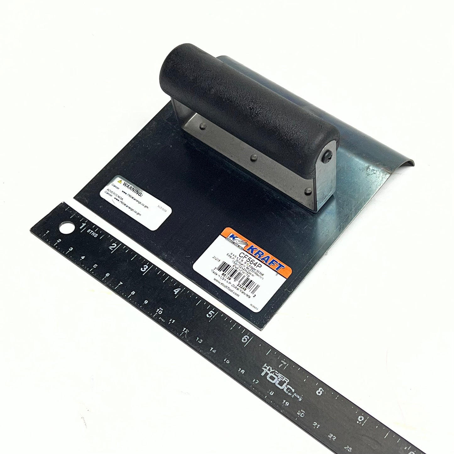 KRAFT TOOLS (2 PACK) Edger W/ Plastic Handle 6" x 6" 1"R Blue Steel CF564P