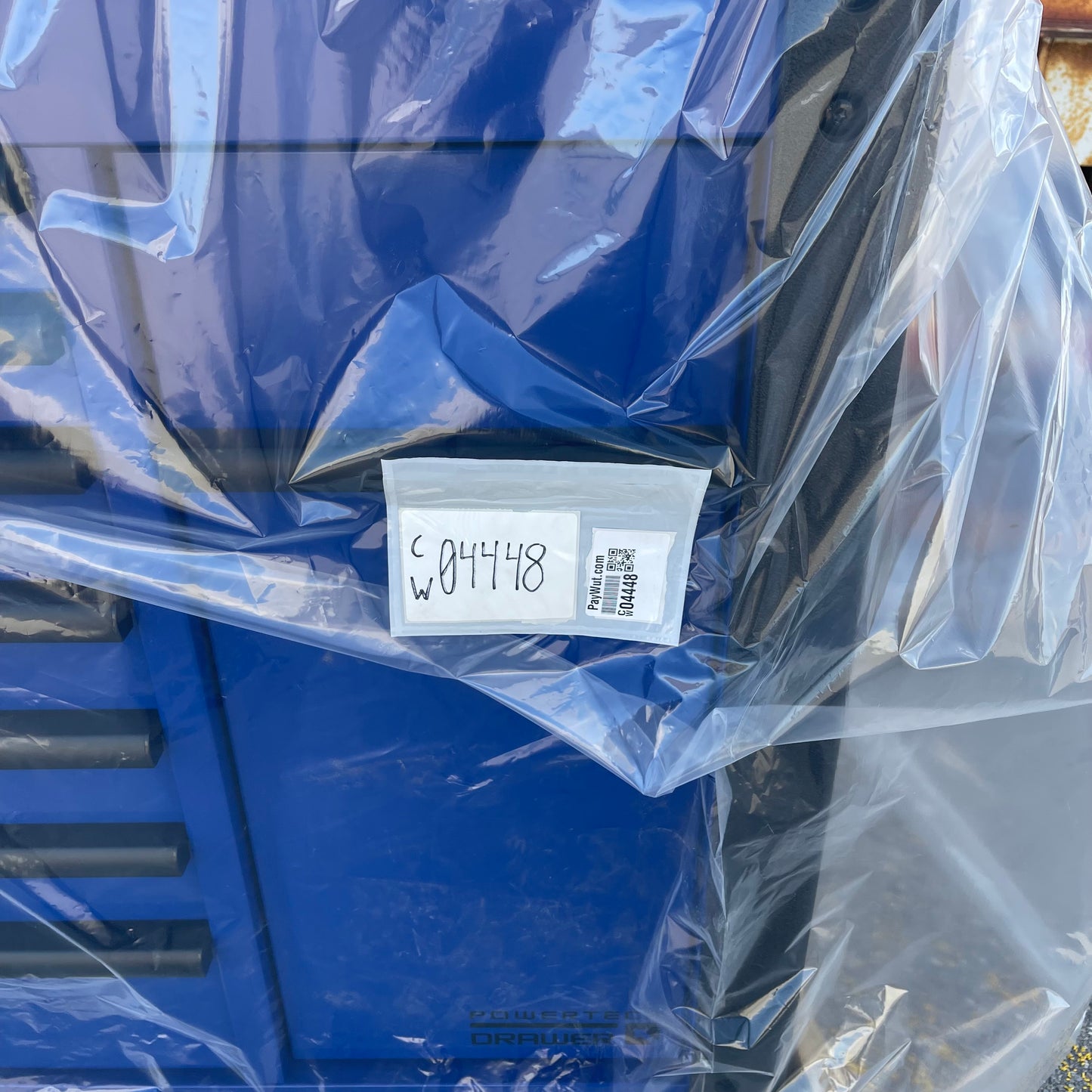 MAC TOOLS Vertical Power 7 Drawer Drop Top Cart 49” Blue UC4925VPD-BL