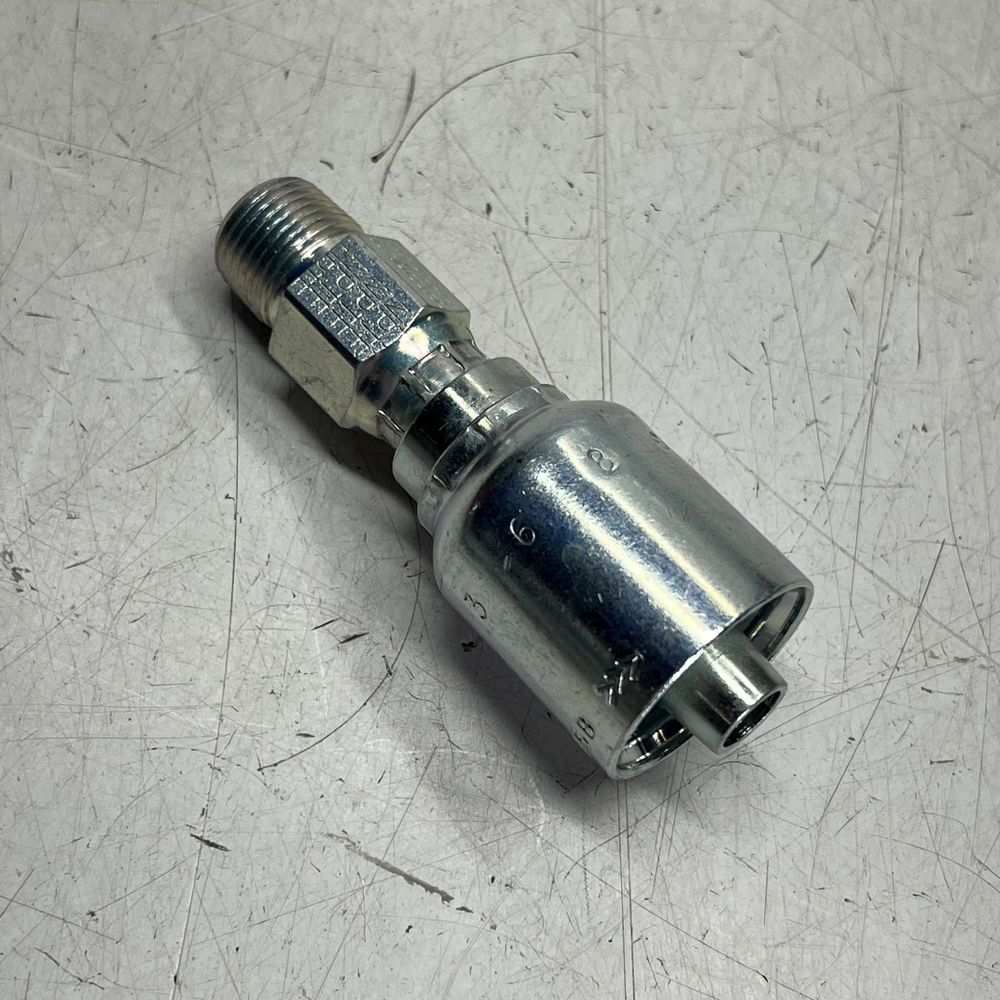 PARKER (4 PACK) Hydraulic Hose Male Npt Swivel Fitting 3/8-18 Thread KP46845