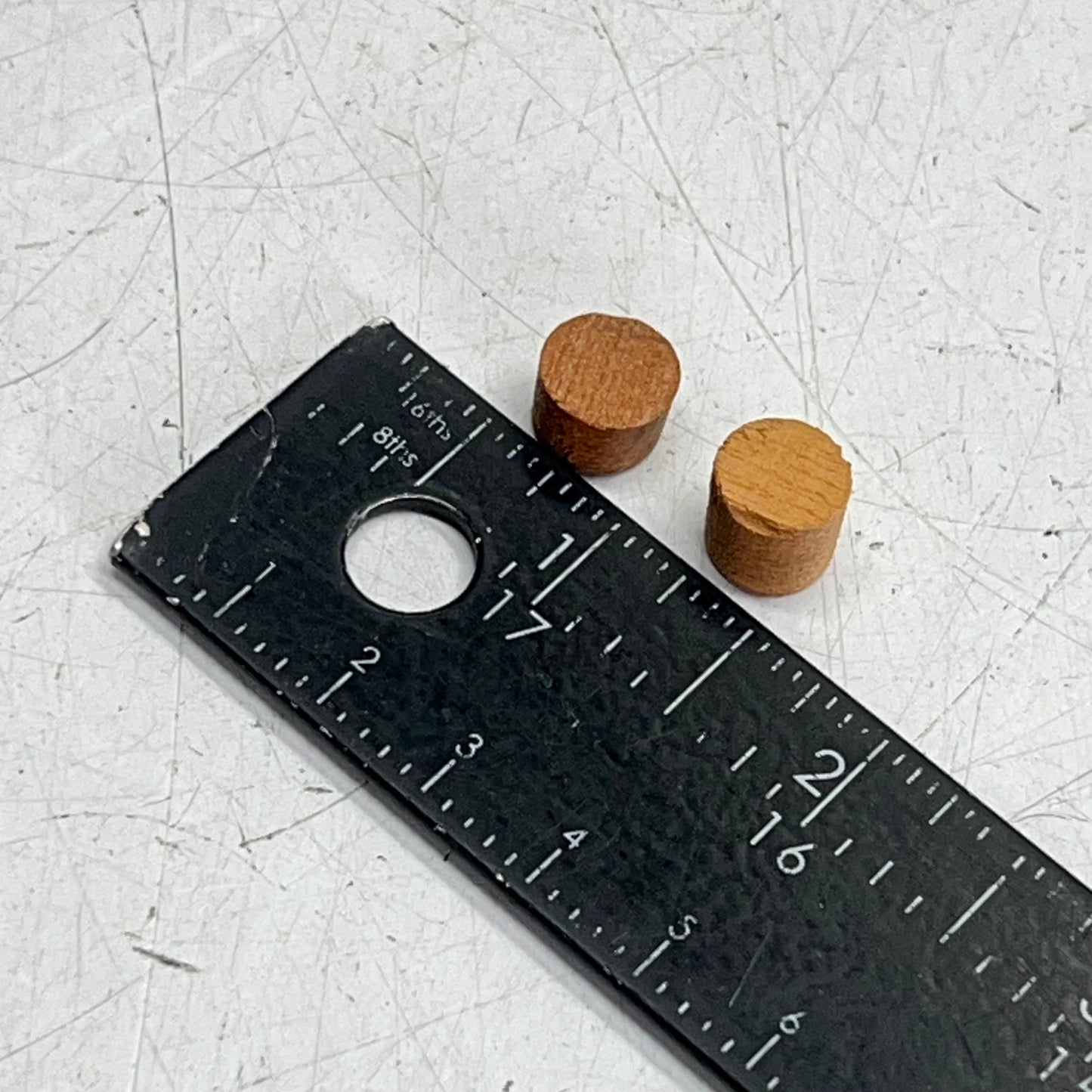 DECK WISE (2 PACK, 100 EACH) Hardwood Deck Plugs Tigerwood Smooth 3/8" Tan