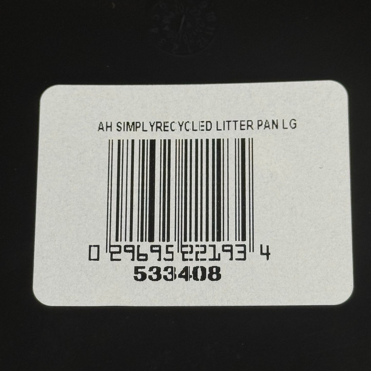 ZA@ ARM & HAMMER Simply Recycled Wave Liter Box Large (12 PACK) Black 18"x15"x5