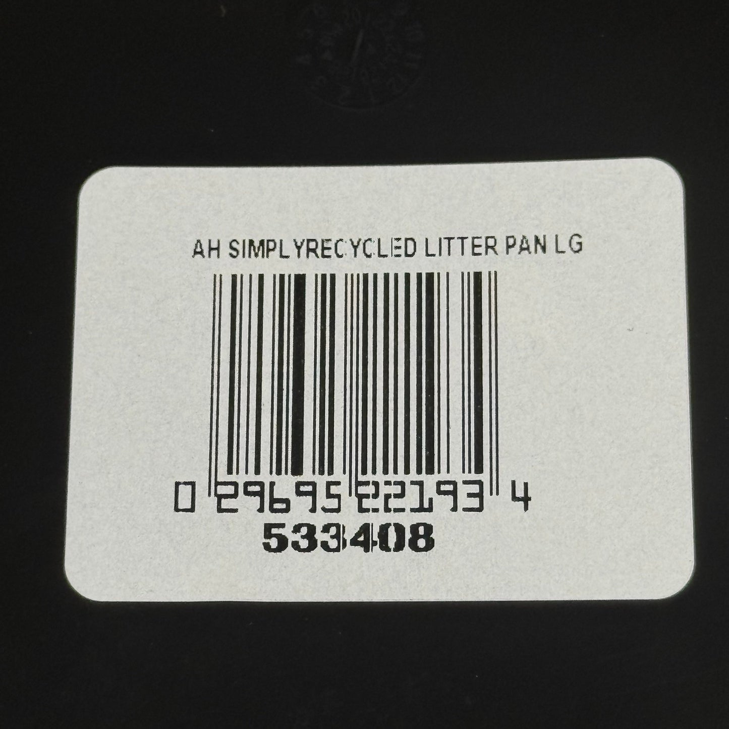 ZA@ ARM & HAMMER Simply Recycled Wave Liter Box Large (12 PACK) Black 18"x15"x5 A