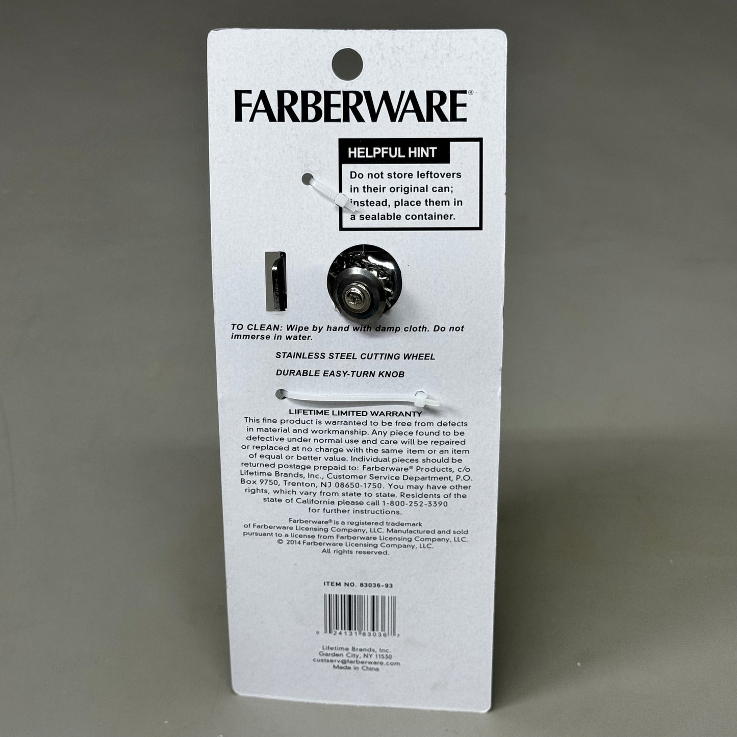 FARBERWARE (2 PACK!) Professional Can Opener w/Built in Bottle Opener 83036-93