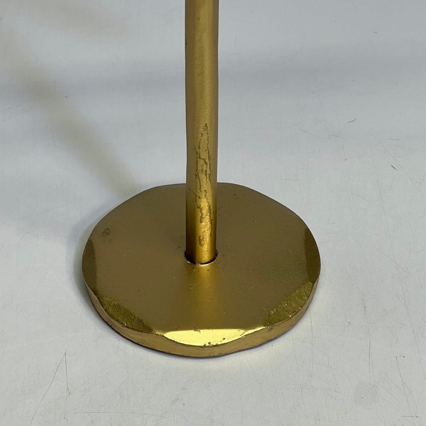 PD HOME (SET OF 3) Durable Iron Bow Candle Holders Assorted Sizes Gold 10947