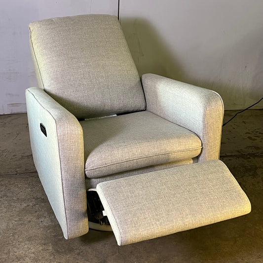 GRACO Teddi Charging Power Recliner Swivel Glider Steel Basketweave 06511-31X-FC