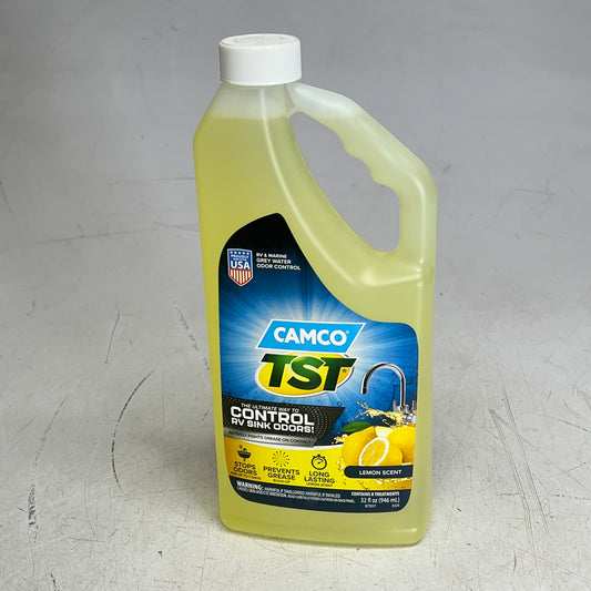 CAMCO (4 PACK) Tst Grey Water Control Rv Sink Odors Lemon Scent 32 fl oz 40252