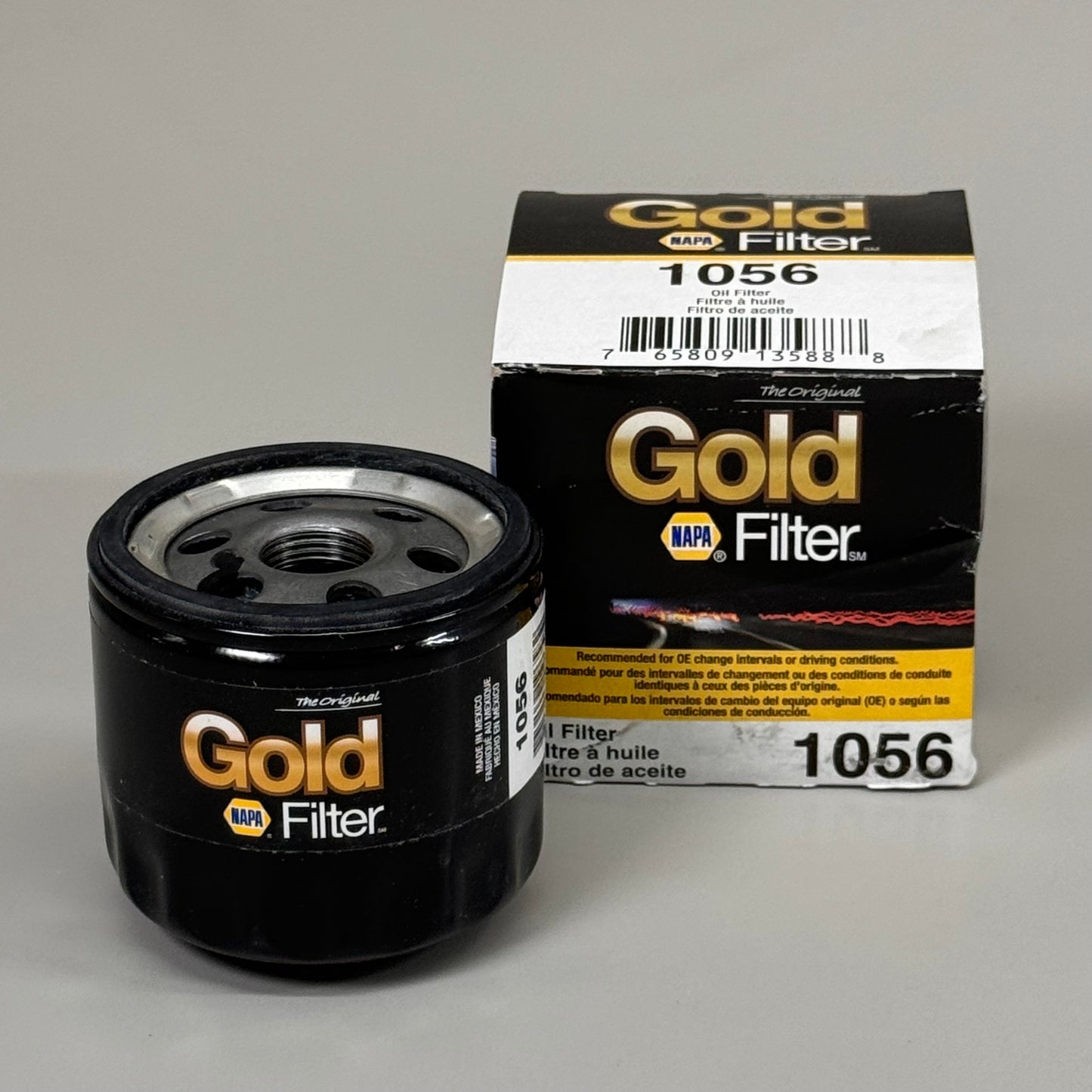 NAPA (2 PACK) Original Gold Oil Filter Enhanced Cellulose Media Material 21 Micron 1056