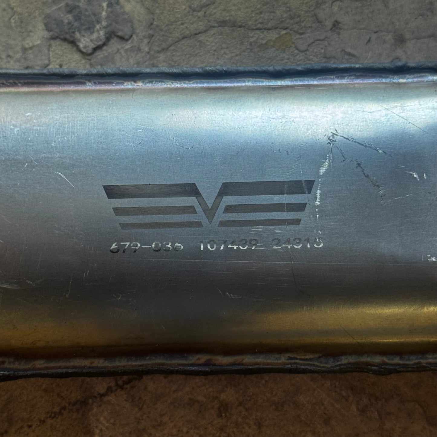 DORMAN Exhaust Crossover Pipe Compatible With Select Ford Models 50"L Gray 679-036