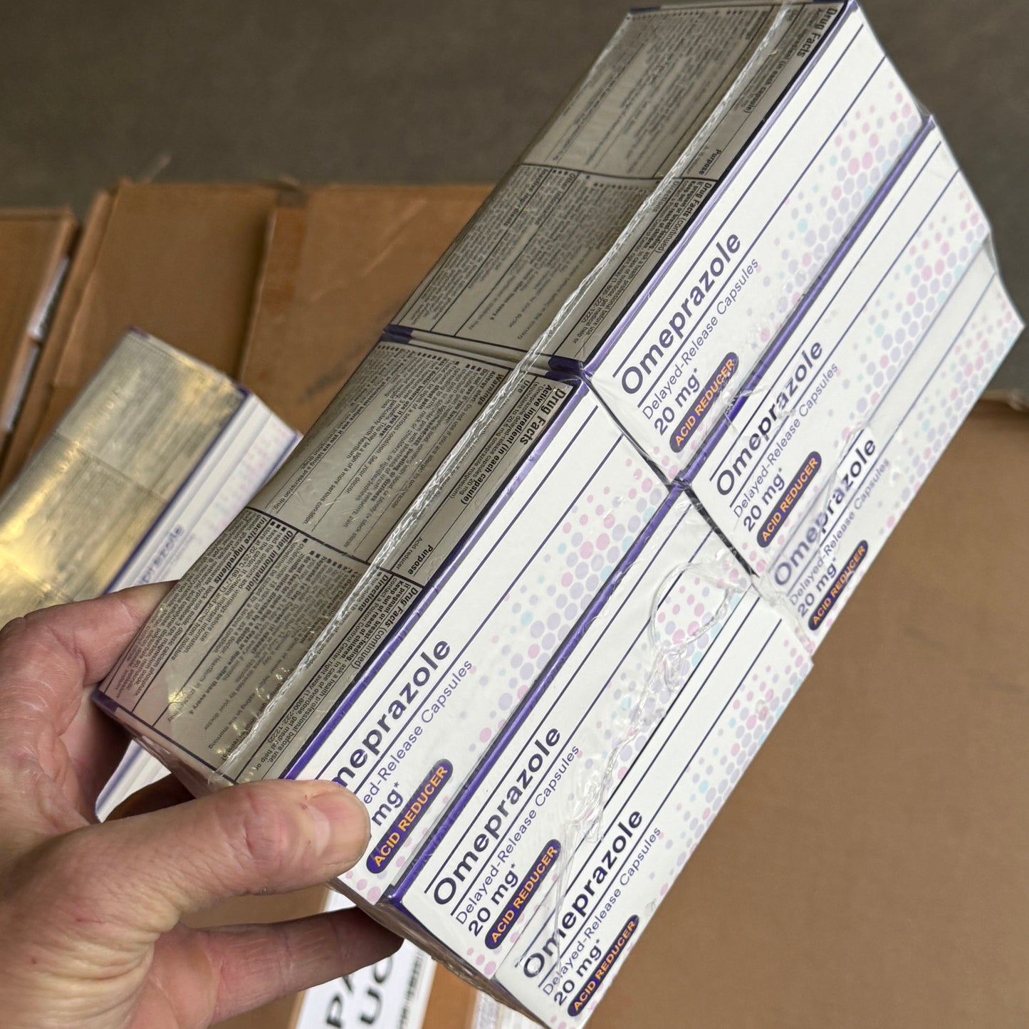 ZA@ Pallet of OMEPRAZOLE Delayed-Release 20 mg Acid Reducer *EXPIRED 12/22* (AS-IS)