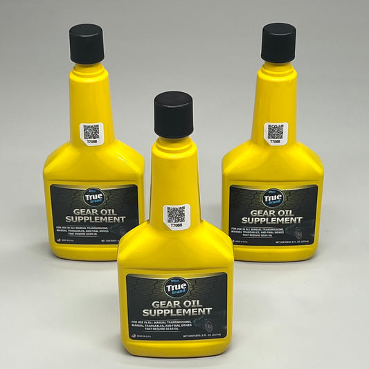 TRUE BRAND (3 PACK) Gear Oil Supplement High Temperature Stability 8 fl oz T7088