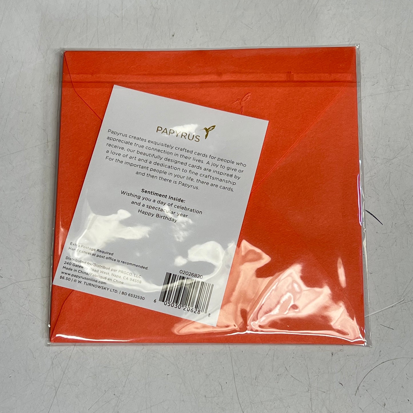 PAPYRUS (3 PACK) Bold Summer Flower 3D Design Birthday Cards  6.5" Multicolor