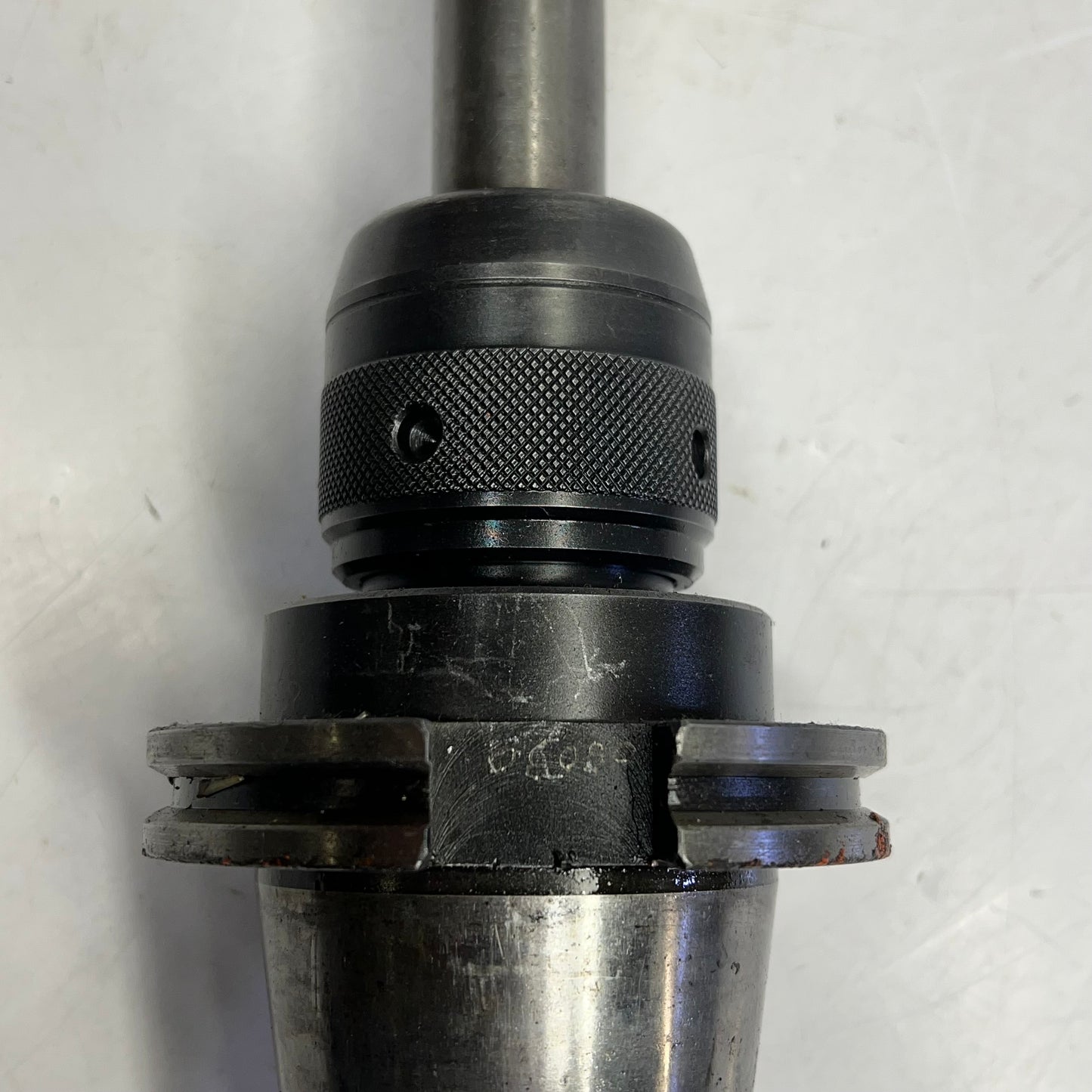 CNC Machine Tool Holder Collet Chuck W/ Attachment ~ 1" Hole Dia (Used)