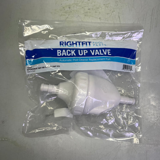 RIGHT FIT Replacement Back-Up Valve For Polaris 180/280/380/3900 White 760601