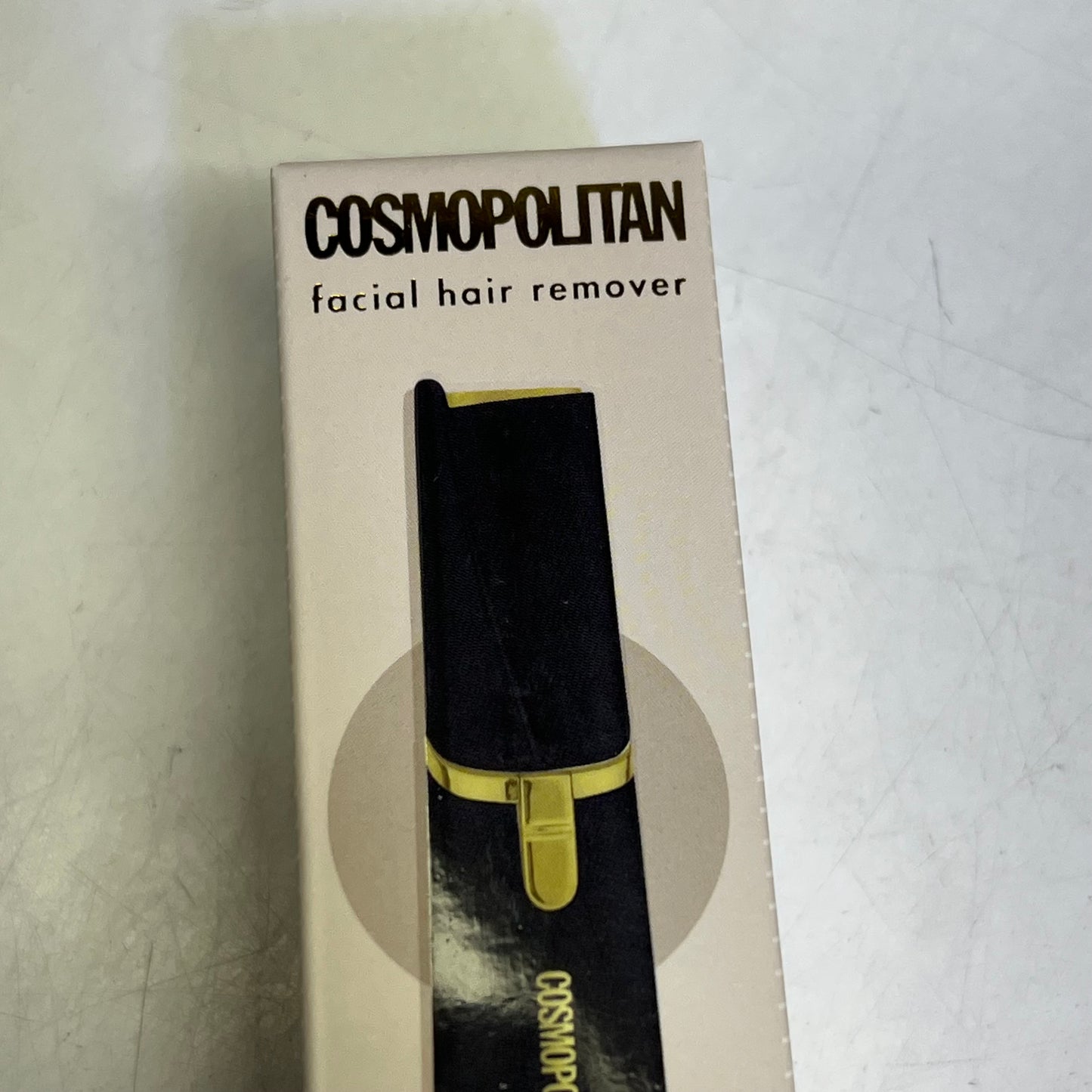 COSMOPOLITAN Battery Operate Facial Hair Remover For Women Black/Gold 2021-7281