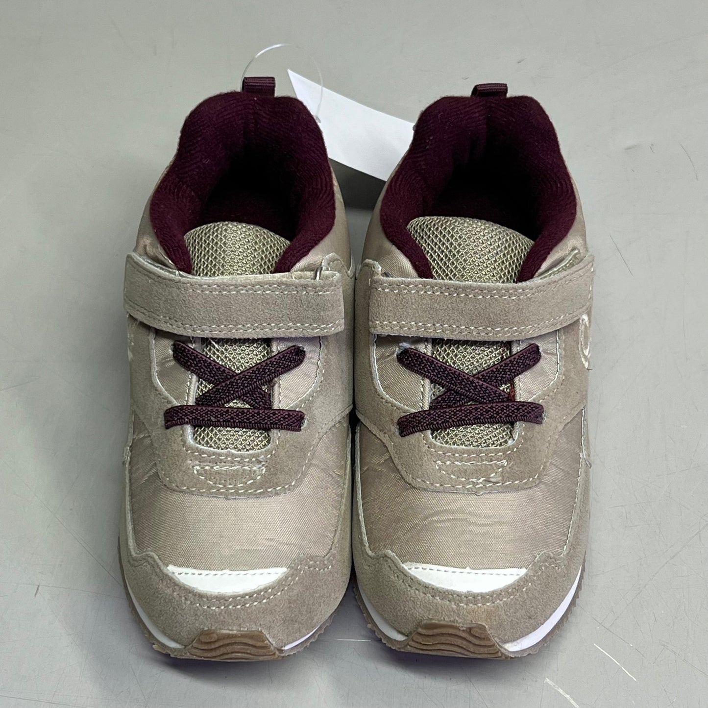 OSHKOSH G'gosh Eddi Athletic Toddler Sneaker Boy's Sz 11 Khaki OF21A01B